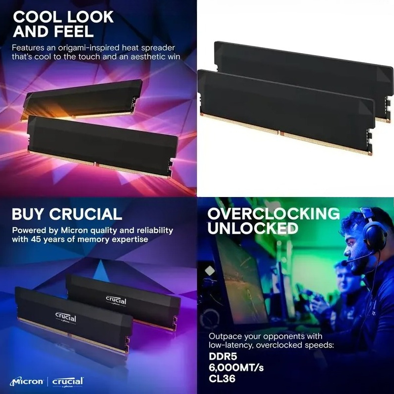 Ddr5 32Gb - Kit de Memoria RAM para Juegos