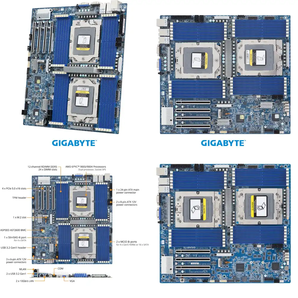 Ddr5 Memory - Placa Base para Servidor MZ73-LM2 para