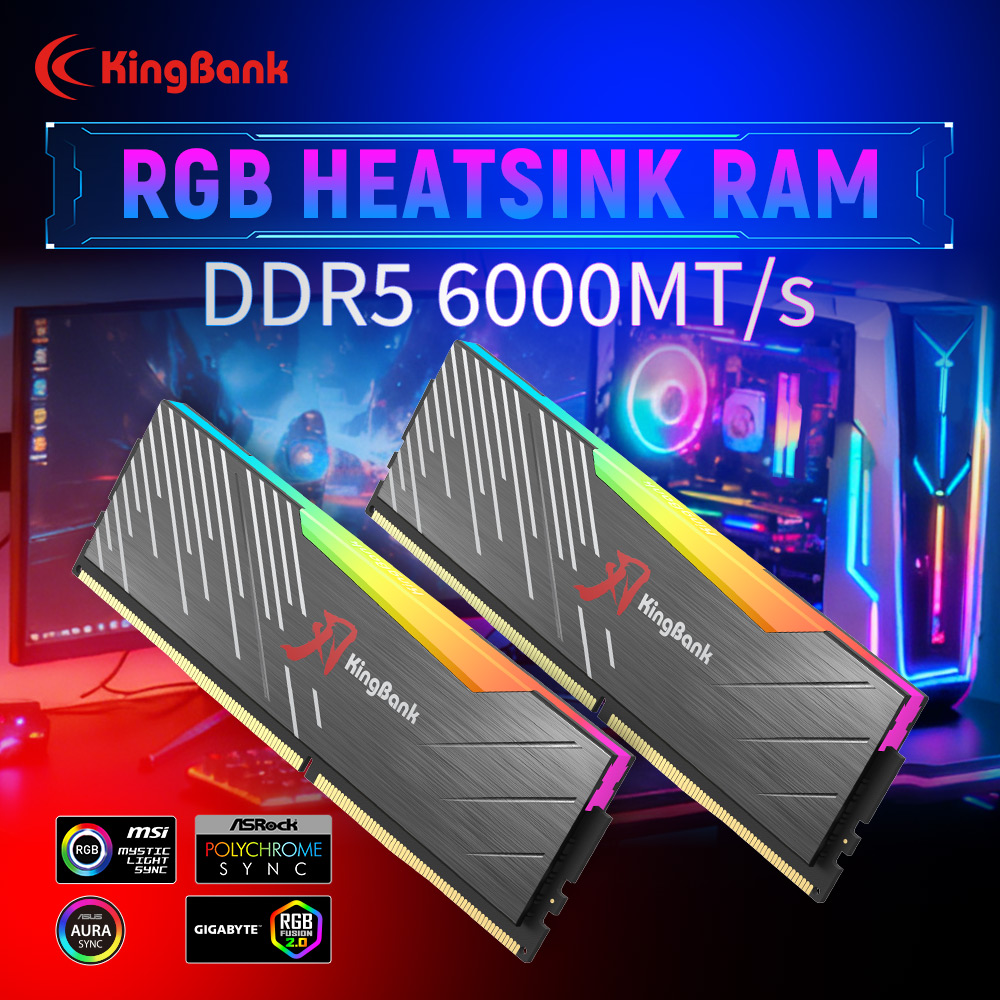 Ddr5 16Gb 6000Mhz - KingBank KRRB DDR5 RGB SoarBlade Series