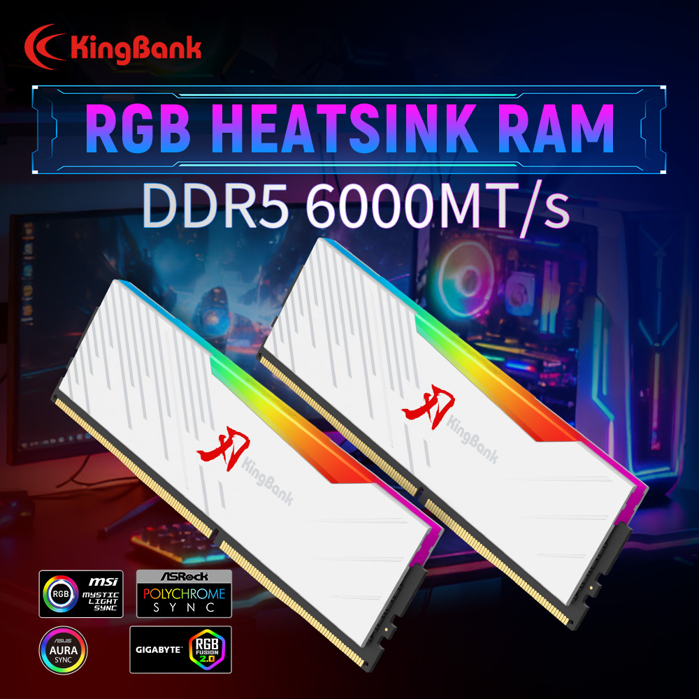 Ddr5 16Gb 6000Mhz - Memoria RAM KINGBANK KRRW DDR5 RGB