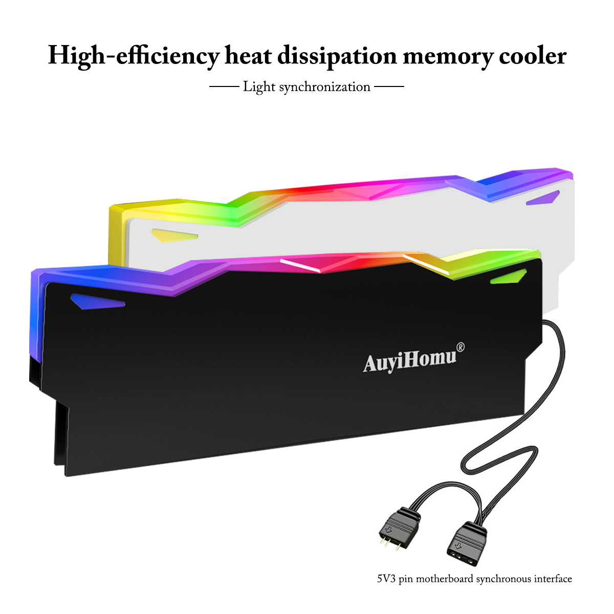 Ddr5 Ram - Disipador de Calor RGB AuyiHomu, Enfriador