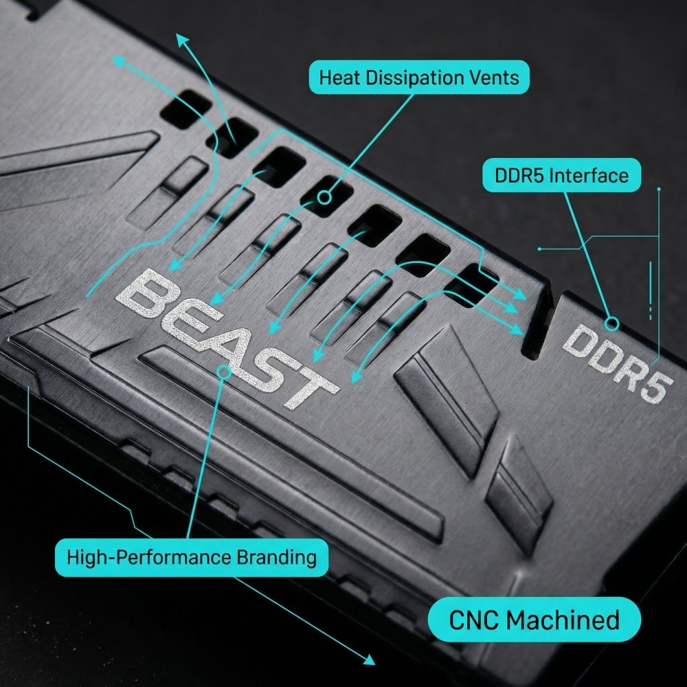 TISHRIC - 10 Disipadores de Ca - Ddr5 Ram reseña y precio