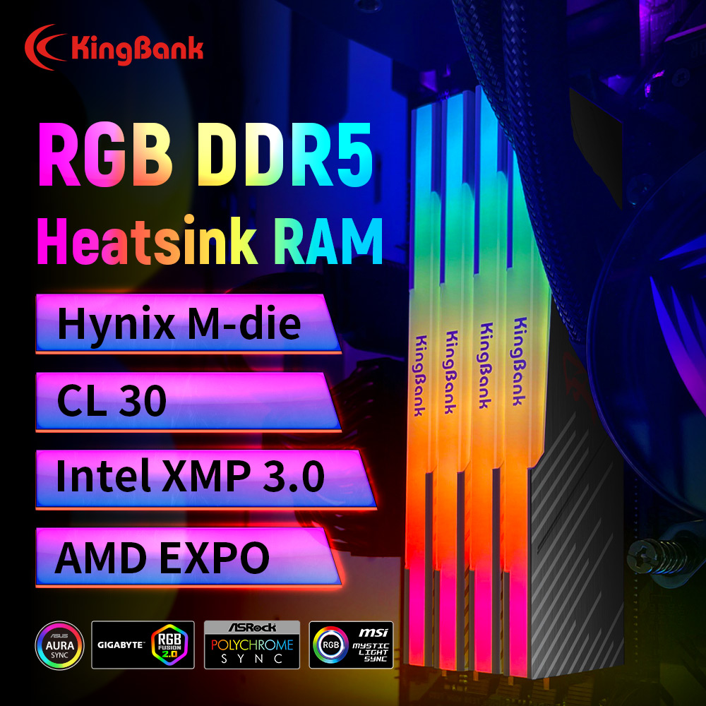 KingBank KRRB DDR5 RGB SoarBla - Ddr5 16Gb 6000Mhz reseña y precio