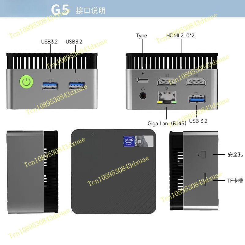 Mini PC G5 Alder Lake N97 con  - Ddr5 4800Mhz reseña y precio