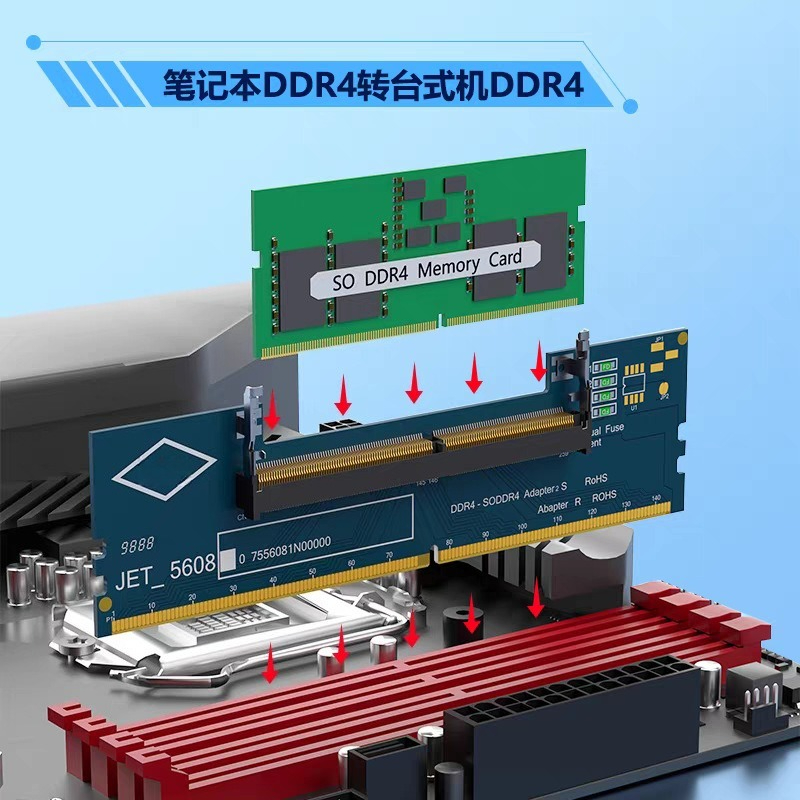 Tarjeta Adaptadora de SO-DIMM  - Ddr5 Ram reseña y precio