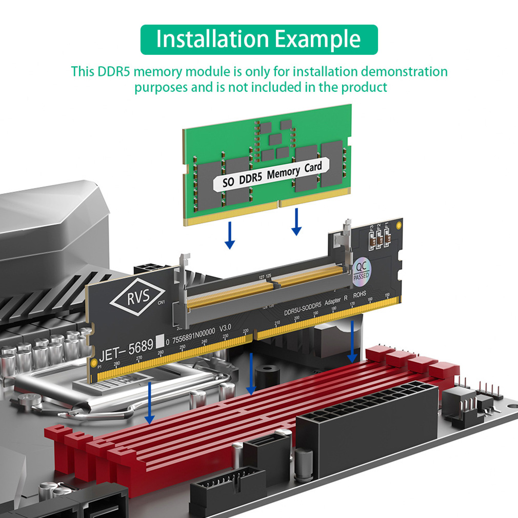 Tarjeta Adaptadora de Memoria  - Ddr5 Sodimm reseña y precio