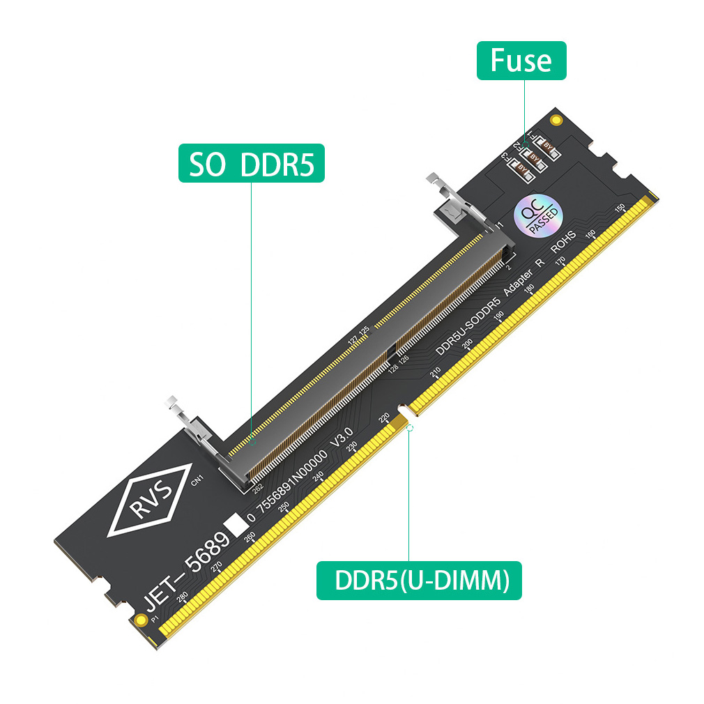 Tarjeta Adaptadora de Memoria  - Ddr5 Sodimm reseña y precio