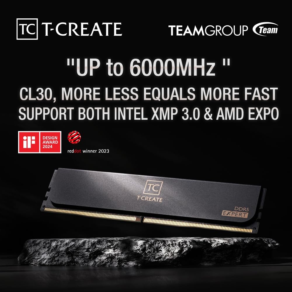 TEAMGROUP T-Create Expert CL30 - Ddr5 Ram reseña y precio