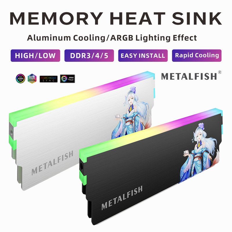 Disipador de calor METALFISH D - Ddr5 Ram reseña y precio