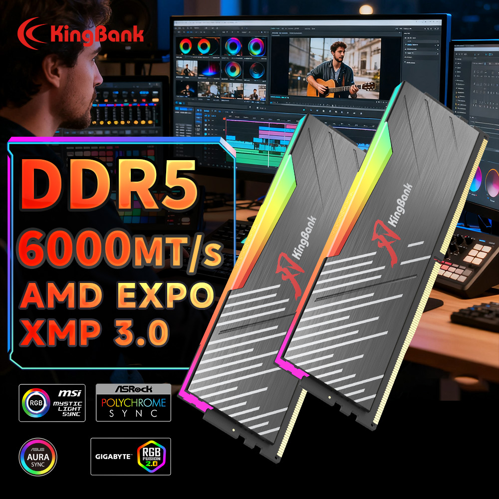 KingBank KRRB DDR5 RGB 16GB /1 - Ddr5 16Gb 6000Mhz reseña y precio