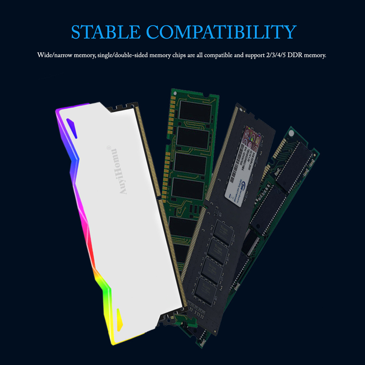 Disipador de Calor RGB AuyiHom - Ddr5 Ram reseña y precio