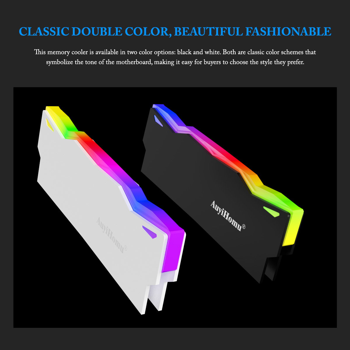 Disipador de Calor RGB AuyiHom - Ddr5 Ram reseña y precio